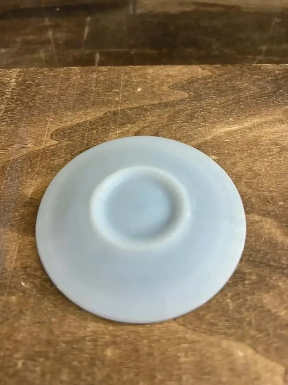 Hazel Atlas Black Milkglass saucer